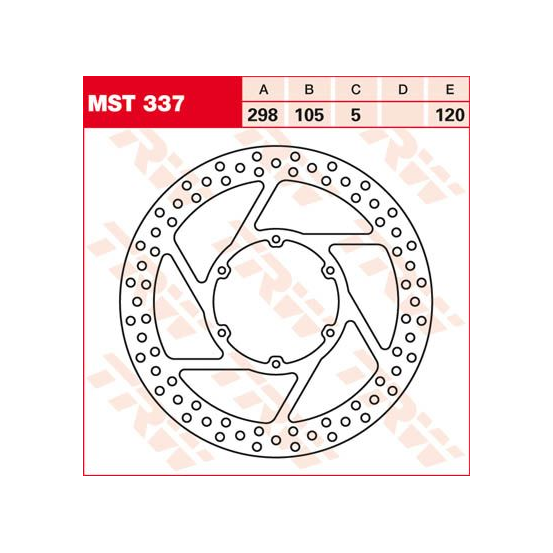 Disque de frein fixe TRW diamètre 298 mm
