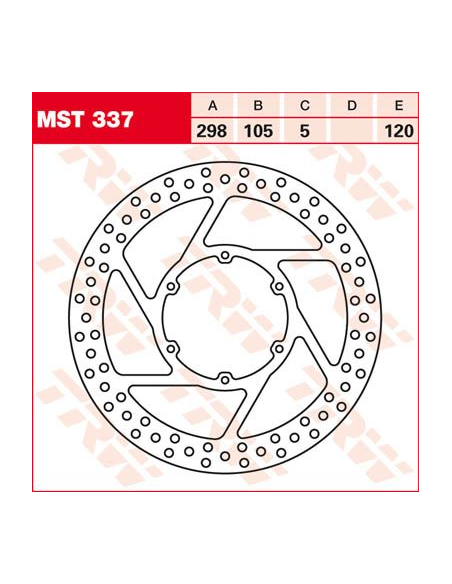 Disque de frein fixe TRW diamètre 298 mm