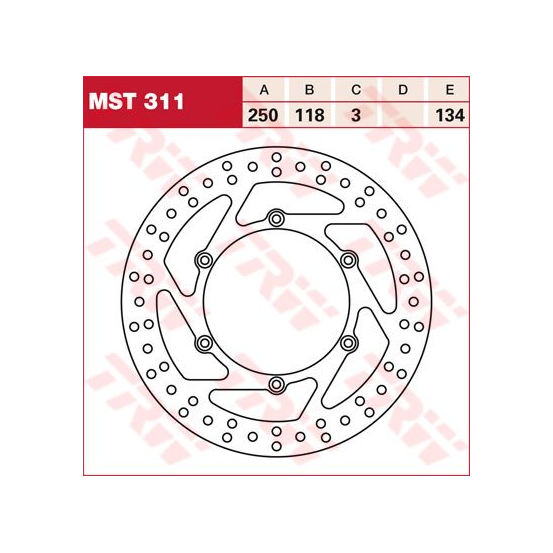 Disque de frein fixe TRW diamètre 250 mm