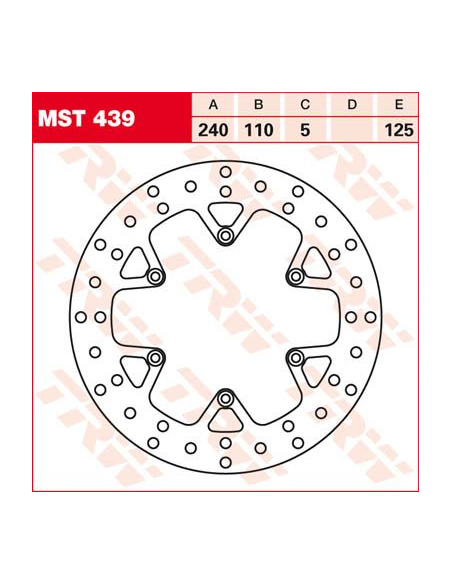 Disque de frein fixe TRW diamètre 240 mm