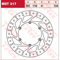 Disque de frein fixe TRW diamètre 267 mm