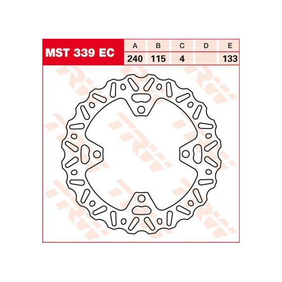 Disque de frein fixe wave TRW diamètre 240 mm