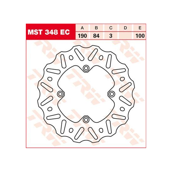 Disque de frein fixe wave TRW diamètre 190 mm