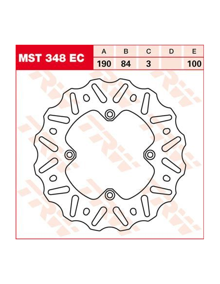 Disque de frein fixe wave TRW diamètre 190 mm