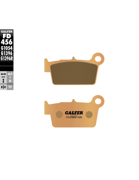 Plaquettes de frein GALFER - G1396 SINTER CROSS FD456