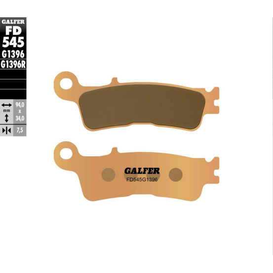Plaquettes de frein GALFER - G1396 SINTER CROSS FD545