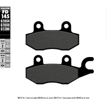 Plaquettes de frein GALFER - G1050SEMI METAL FD145