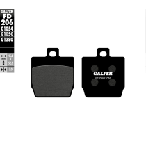 Plaquettes de frein GALFER - G1050SEMI METAL FD206