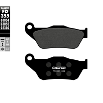 Plaquettes de frein GALFER - G1054 ORGANIQUE SEMI METAL FD355