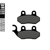 Plaquettes de frein GALFER - G1050SEMI METAL FD188