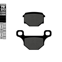 Plaquettes de frein GALFER - G1050SEMI METAL FD252