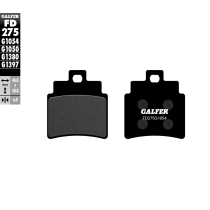 Plaquettes de frein GALFER - G1054 ORGANIQUE SEMI METAL FD275