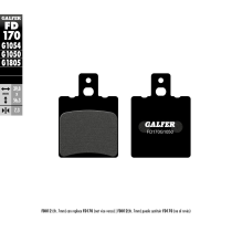 Plaquettes de frein GALFER - G1050SEMI METAL FD170