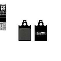 Plaquettes de frein GALFER - G1050SEMI METAL FD152