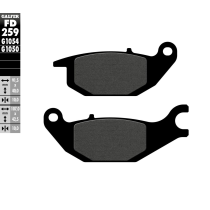 Plaquettes de frein GALFER - G1050SEMI METAL FD259