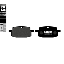 Plaquettes de frein GALFER - G1050SEMI METAL FD136