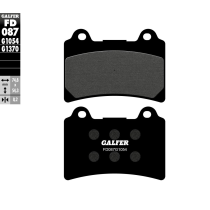 Plaquettes de frein GALFER - G1054 ORGANIQUE SEMI METAL FD087