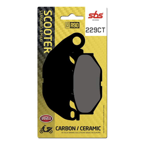 Plaquettes de frein Carbone - Céramique SBS - 229CT