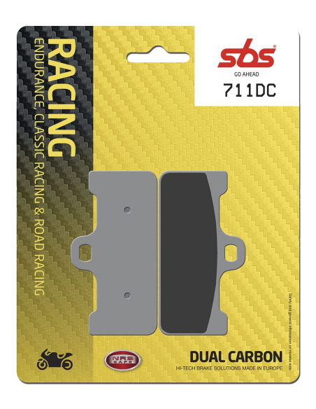 Plaquettes de frein Dual Carbone SBS - 711DC