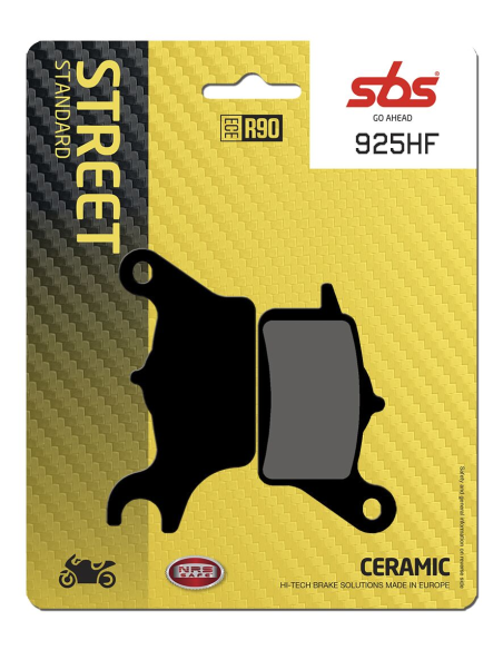 Plaquettes de frein Céramiques SBS - 925HF