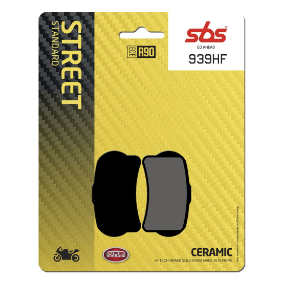 Plaquettes de frein Céramiques SBS - 939HF