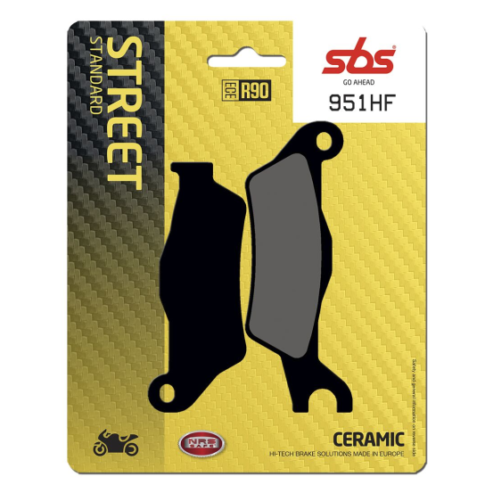 Plaquettes de frein Céramiques SBS - 951HF