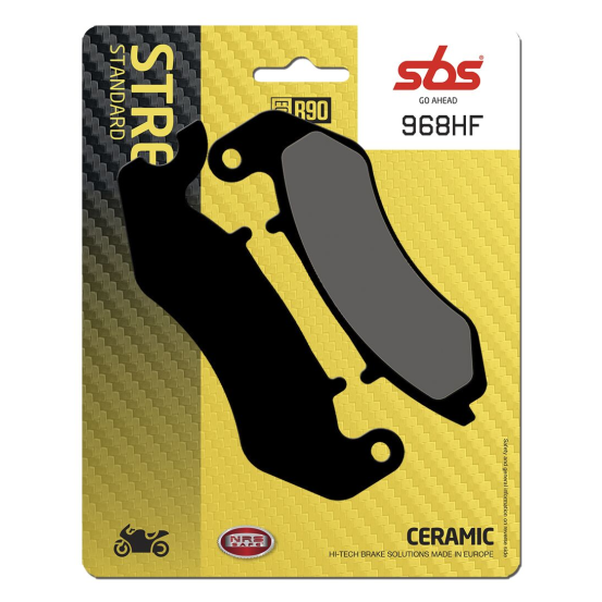 Plaquettes de frein Céramiques SBS - 968HF