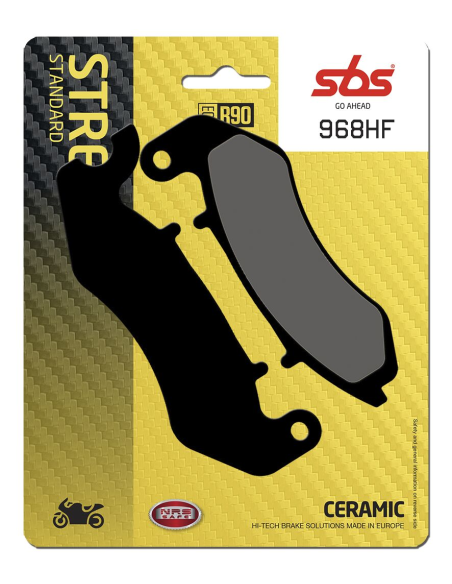 Plaquettes de frein Céramiques SBS - 968HF
