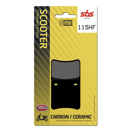 Plaquettes de frein Céramiques SBS - 115HF