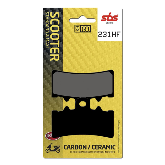 Plaquettes de frein Céramiques SBS - 231HF
