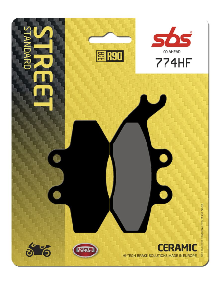 Plaquettes de frein Céramiques SBS - 774HF