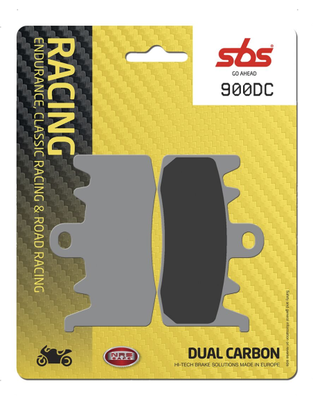 Plaquettes de frein Dual Carbone SBS - 900DC