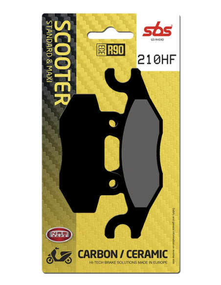 Plaquettes de frein Céramiques SBS - 210HF
