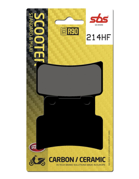 Plaquettes de frein Céramiques SBS - 214HF