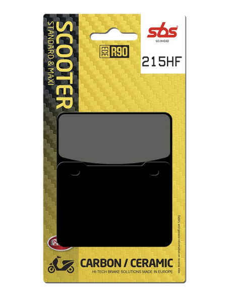 Plaquettes de frein Céramiques SBS - 215HF