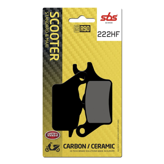 Plaquettes de frein Céramiques SBS - 222HF