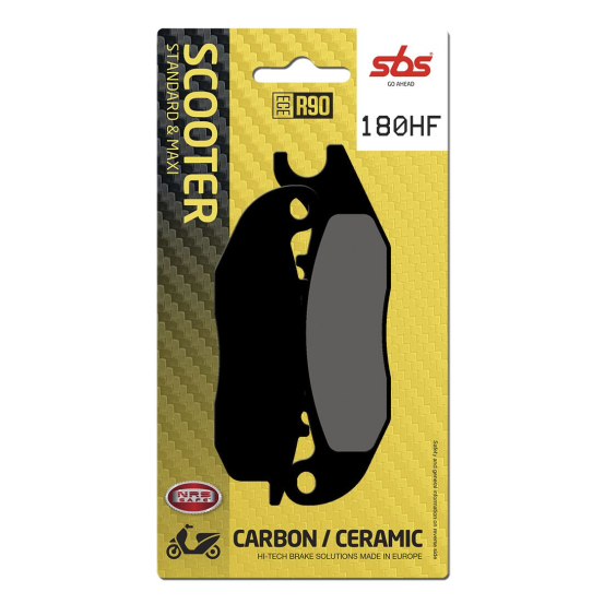 Plaquettes de frein Céramiques SBS - 180HF