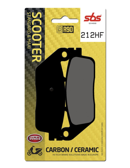 Plaquettes de frein Céramiques SBS - 212HF