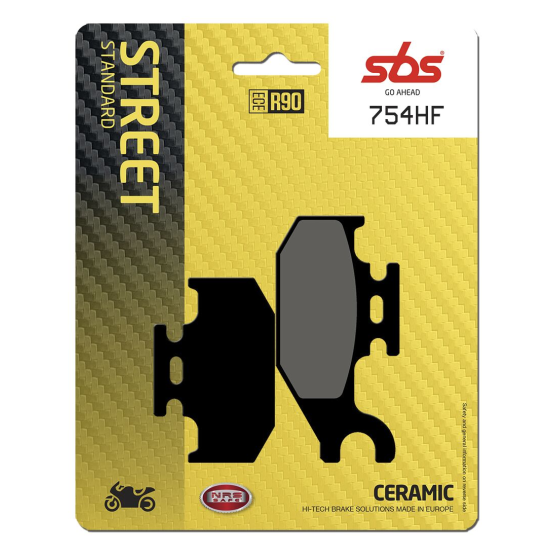 Plaquettes de frein Céramiques SBS - 754HF