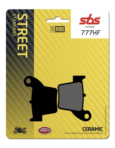 Plaquettes de frein Céramiques SBS - 777HF
