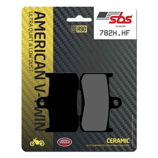 Plaquettes de frein Céramiques SBS - 782H.HF