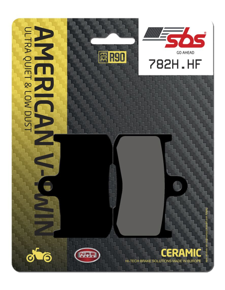 Plaquettes de frein Céramiques SBS - 782H.HF