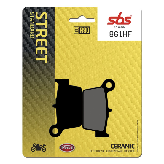 Plaquettes de frein Céramiques SBS - 861HF