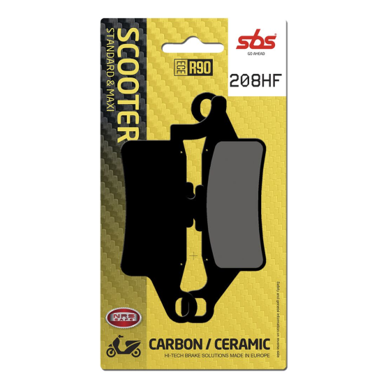 Plaquettes de frein Céramiques SBS - 208HF