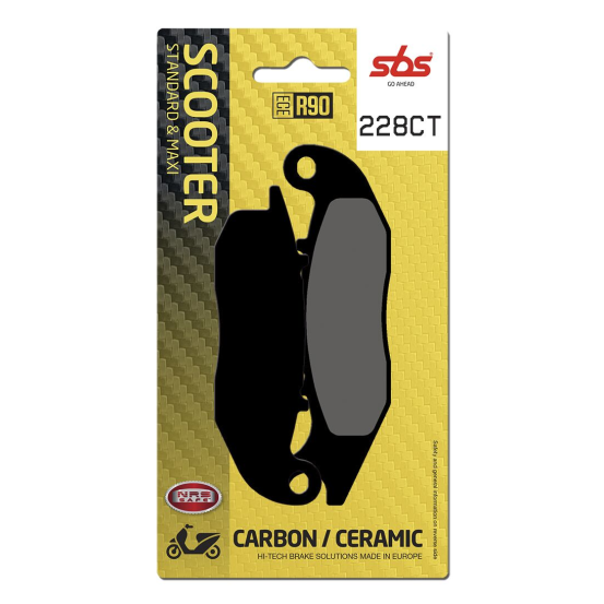 Plaquettes de frein Carbone - Céramique SBS - 228CT