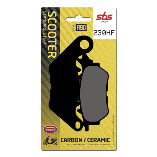 Plaquettes de frein Céramiques SBS - 230HF