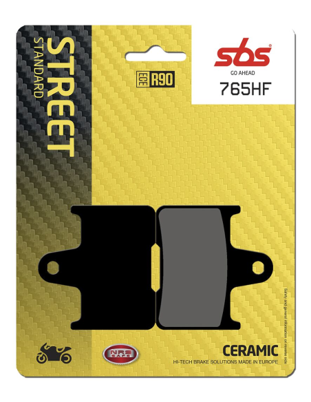Plaquettes de frein Céramiques SBS - 765HF