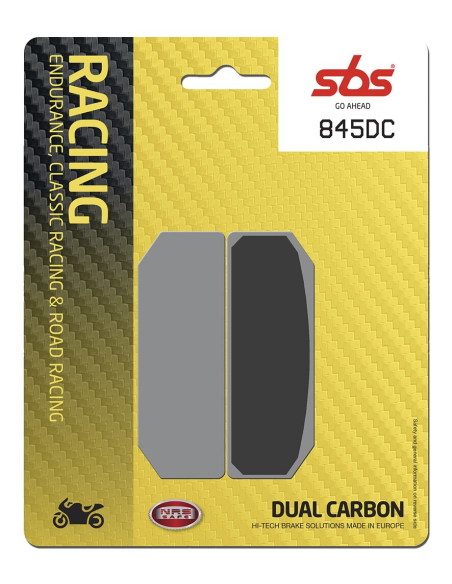 Plaquettes de frein Dual Carbone SBS - 845DC