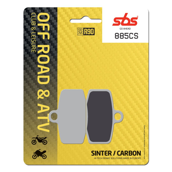 Plaquettes de frein Sinter-Carbone SBS - 885CS
