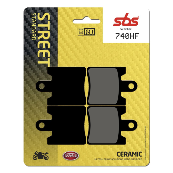 Plaquettes de frein Céramiques SBS - 740HF